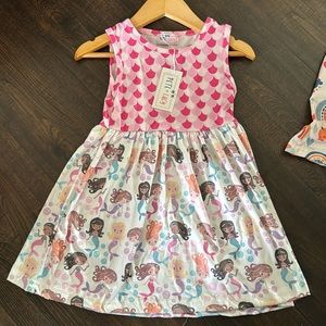 Pete + Lucy short sleeve mermaid dress